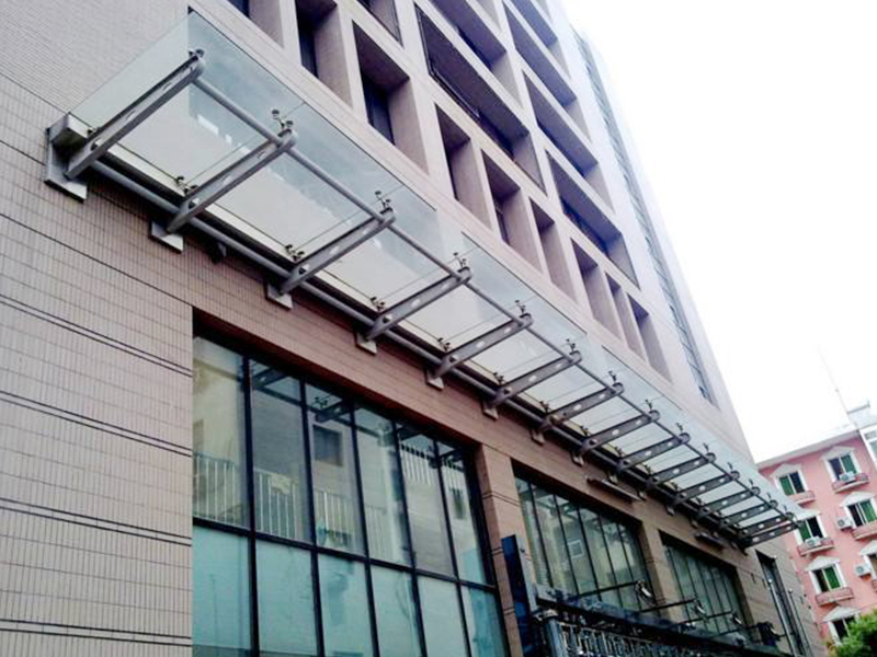 玻璃雨棚工程案例